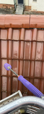 Bild eines gereinigten Daches