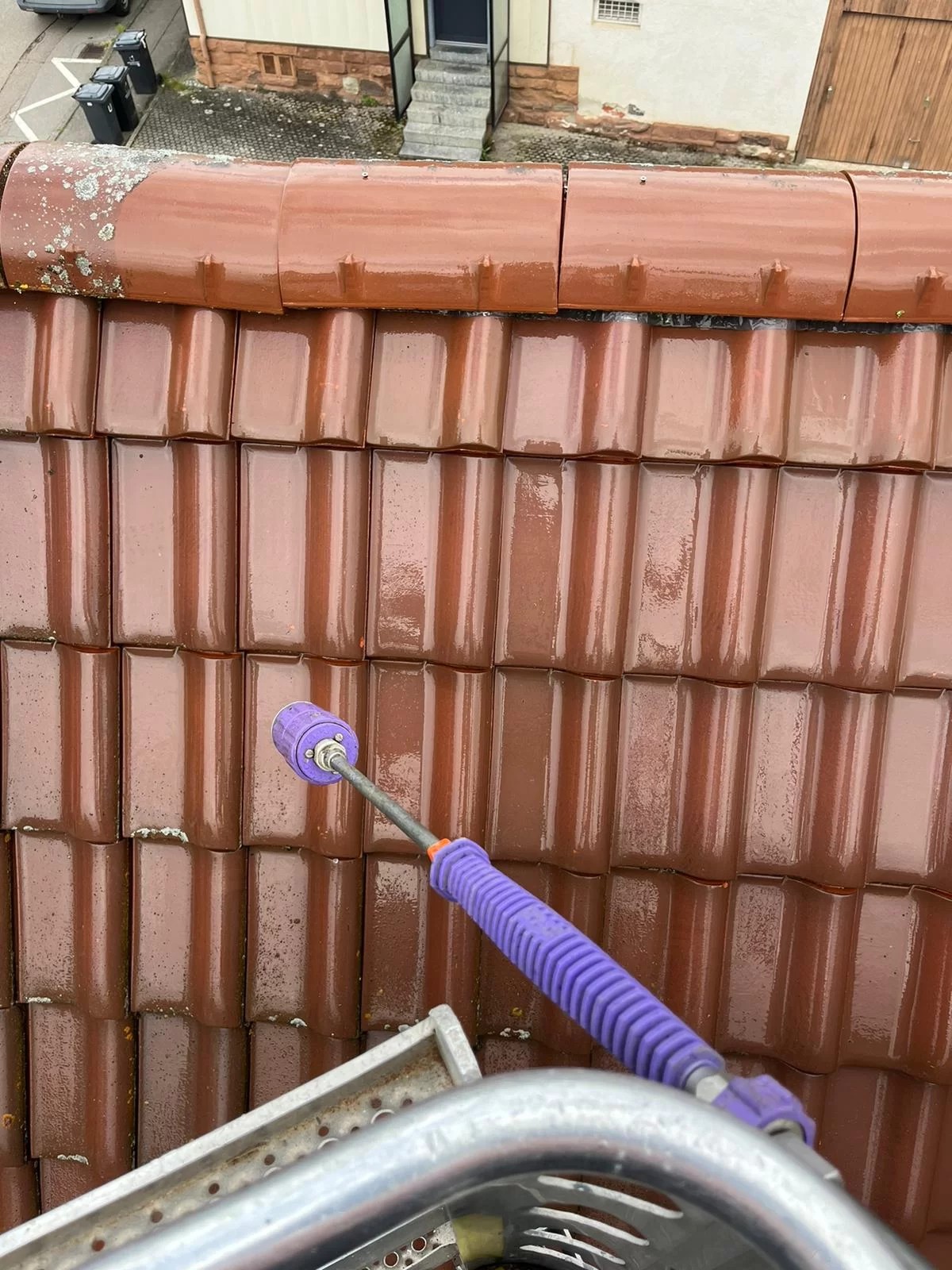 Bild eines gereinigten Daches